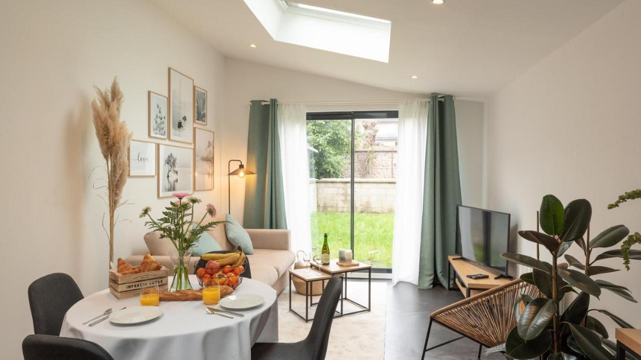 Le Nid Douillet : Superbe Appartement + Jardin Privatif Rouen Kültér fotó